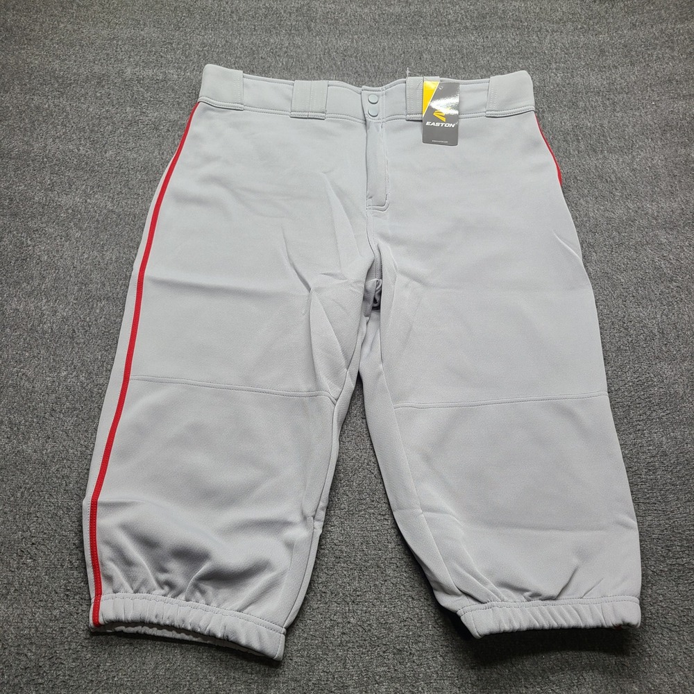 Easton Pro+ Knicker Piped Pants‎ Mens XXL Gray Red NEW Baseball